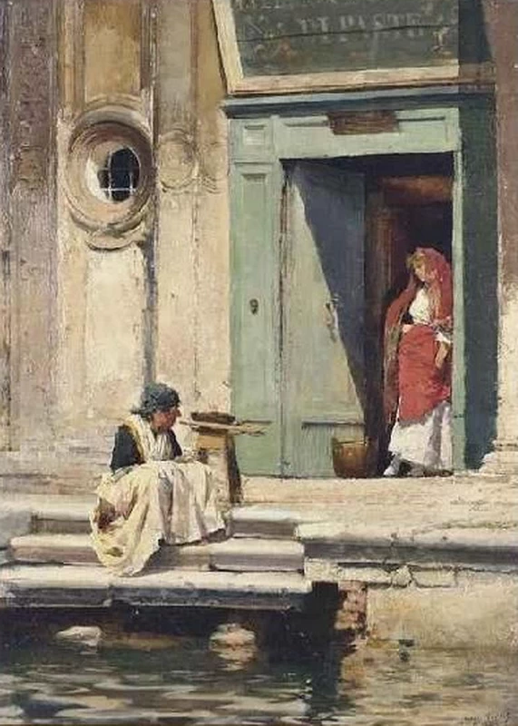 Un venditore di zucche, Venezia